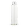 Lima Glass Bottle 530ml. Silver lid Transparent