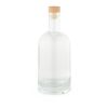 Piave Glass Bottle 800ml. Wooden lid Transparent