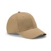 Darrell Cap rCotton 280 gsm. 6 panels and Metal Buckle Closure Camel | No Branding | not available | not available | not available