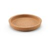 Ravel individual round cork coaster with rim. Made in Portugal Natural | No Branding | not available | not available | not available
