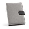 Tolstoy A5 Folder rPET. 64 FSC sheet notepad and rPU closure Dark grey | No Branding | not available | not available | not available
