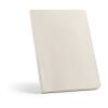 Austen A5 Notebook Hemp cover. 80gsm recycled 196 pages Pastel white | No Branding | not available | not available | not available