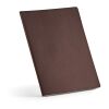 Bronte A4 Softcover Notebook rCardboard cover. FSC paper Brown | No Branding | not available | not available | not available