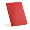 Bronte A4 Softcover Notebook rCardboard cover. FSC paper Red | No Branding | not available | not available | not available