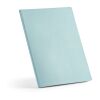 Bronte A4 Softcover Notebook rCardboard cover. FSC paper Pastel blue