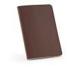 Bronte A6 Softcover Notebook rCardboard cover. FSC paper Brown | No Branding | not available | not available | not available