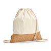 Orizaba Drawstring Bag rCotton 180gsm and Cork Natural | No Branding | not available | not available | not available