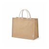 Toubkal Shopping Bag Jute rCotton. 40cm Handles Natural