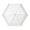 Piaf Mini Foldable Umprella rPET. 21". Manual Opening White