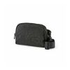 Singapore Waist Bag 1.5L rNylon. 2 pockets and adjustable waist strap Solid black