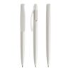 Prodir DS2 push ballpoint pen polished white | Without Branding | Without Branding | Polished | Black