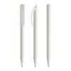Prodir DS3 twist ballpoint pen polished white | Without Branding | Without Branding | Polished | Black