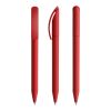 Prodir DS3 twist ballpoint pen Soft Touch dark red | Without Branding | Without Branding | Blue