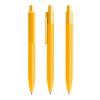 Prodir DS4 push ballpoint pen Soft Touch yellow | Without Branding | Without Branding | Black