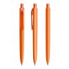 Prodir DS8 push ballpoint pen Soft Touch orange | Without Branding | Without Branding | Black