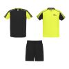 Juve kids sports set Fluor Yellow-Solid black | 4