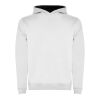 Urban kids hoodie Standard | White-Navy Blue | 3/4 | No Branding | not available | not available | not available