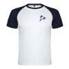 Indianapolis short sleeve kids sports t-shirt Standard | White-Navy Blue | 8 | No Branding | not available | not available | not available