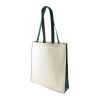 Kuku canvas tote bag green | Without Branding