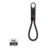 Nordic Drift Everest USB-C 60W fast charging carabiner cable black
