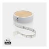RCS recycled plastic & bamboo tailor tape white-brown | No Branding | not available | not available