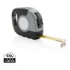 5M/19mm measuring tape with carabiner grey-black | No Branding | not available | not available