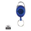 RCS recycled ABS roller clip keychain blue | No Branding | not available | not available