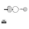 RCS recycled zinc alloy radiator key keychain with coin silver | No Branding | not available | not available