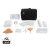 RCS recycled nubuck PU pouch  first aid set black | No Branding | not available | not available