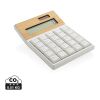 Utah RCS recycled plastic and FSC® bamboo calculator brown | No Branding | not available | not available