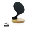 Magmount RCS recycled plastic and bamboo phone stand black-brown | No Branding | not available | not available