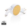 RCS recycled plastic Ontario 6-in-1 retractable cable white | No Branding | not available | not available