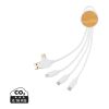 RCS recycled plastic Ontario 6-in-1 round cable white | No Branding | not available | not available