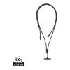 LoopAmp RCS RPET adjustable phone cord with 60W cable black | No Branding | not available | not available