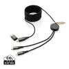 Terra RCS recycled PET 3 meter  4-in-1 cable grey | No Branding | not available | not available