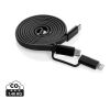 Arc RCS recycled Ultra-thin 60W 2 in 1 magnetic cable black | No Branding | not available | not available