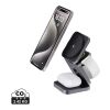Terra RCS recycled aluminum foldable 3 in 1 15W charger grey | No Branding | not available | not available