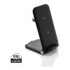 Powerpal 3 in 1 RCS recycled plastic 15W charger black | No Branding | not available | not available