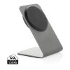 Terra aluminium 15W magnetic wireless charging phone stand grey | No Branding | not available | not available