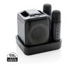 Singvibe RCS recycled plastic karaoke set with double mic black | No Branding | not available | not available
