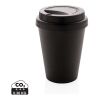 Reusable double wall coffee cup 300ml black | No Branding | not available | not available