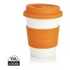 PLA coffee cup orange-white | No Branding | not available | not available