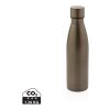 RCS Recycled stainless steel solid vacuum bottle brown | No Branding | not available | not available