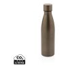 RCS Recycled stainless steel solid vacuum bottle brown | No Branding | not available | not available