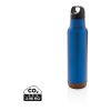 Cork leakproof vacuum flask blue | No Branding | not available | not available