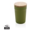 GRS RPP mug with FSC® bamboo lid green | No Branding | not available | not available