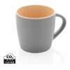 Ceramic mug with coloured inner brown-grey | No Branding | not available | not available