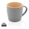 Ceramic mug with coloured inner brown-grey | No Branding | not available | not available