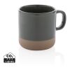 Glazed ceramic mug grey | No Branding | not available | not available