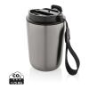 Cuppa RCS re-steel vacuum tumbler with lanyard silver-black | No Branding | not available | not available